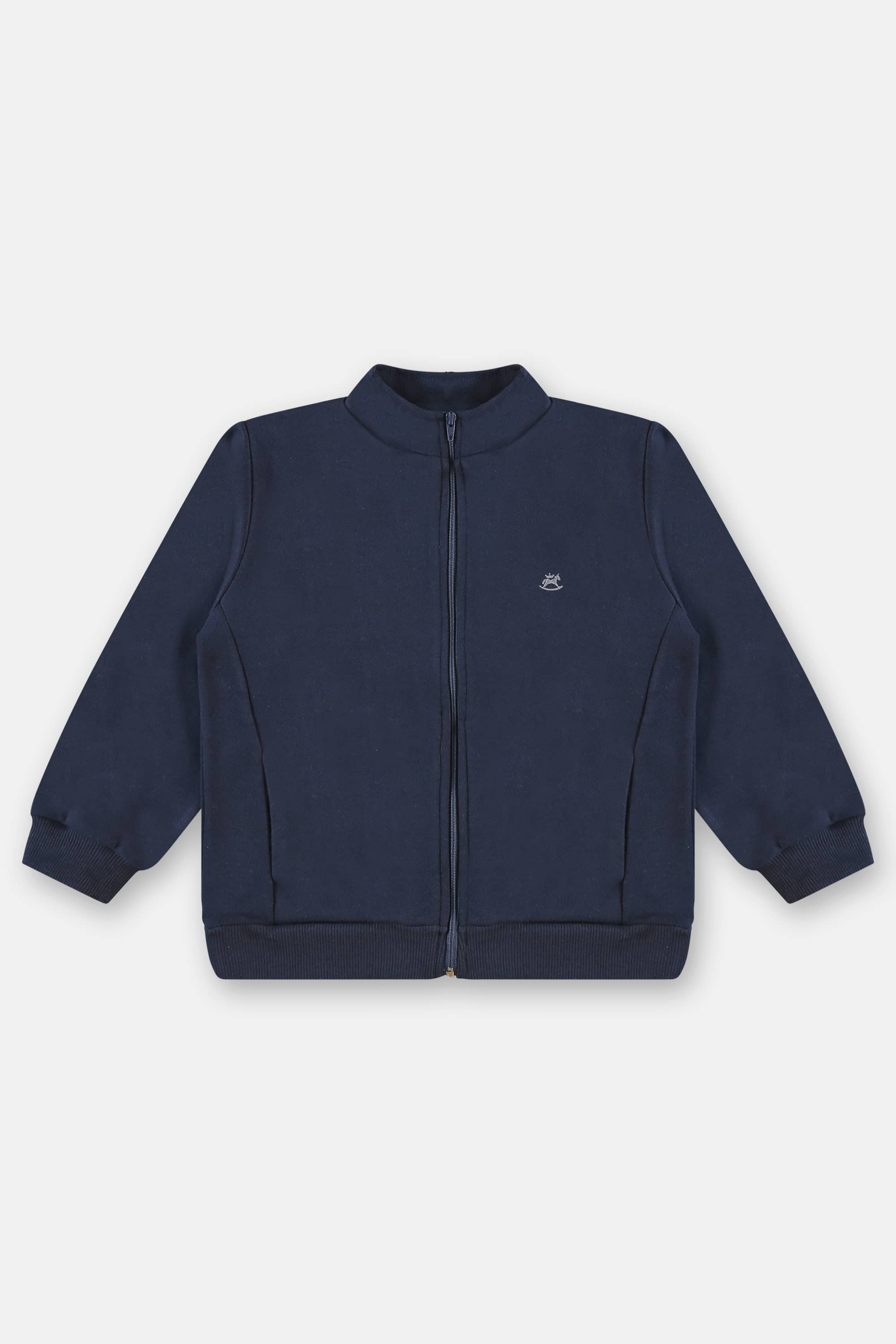 Conjunto Infantil Masculino em Malha Alfaiataria com Jaqueta e Calça (Azul Marinho) Up Baby - Imagem 10